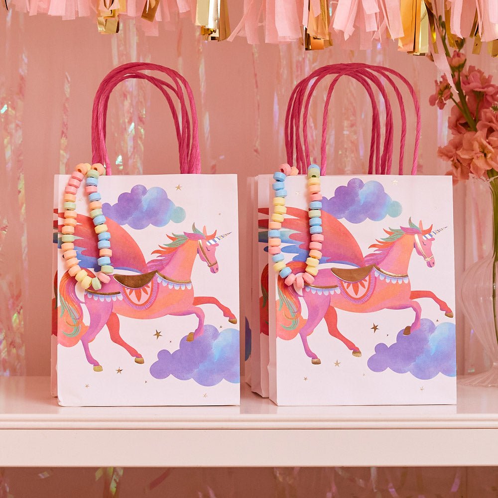 Unicorn Fairy Princess Party Bags (x6) - 图片 2