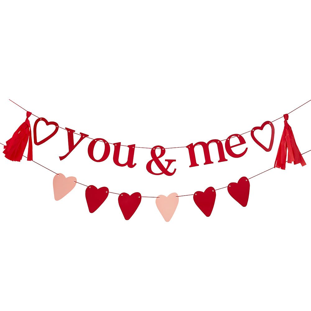 You & Me Bunting With Tassels