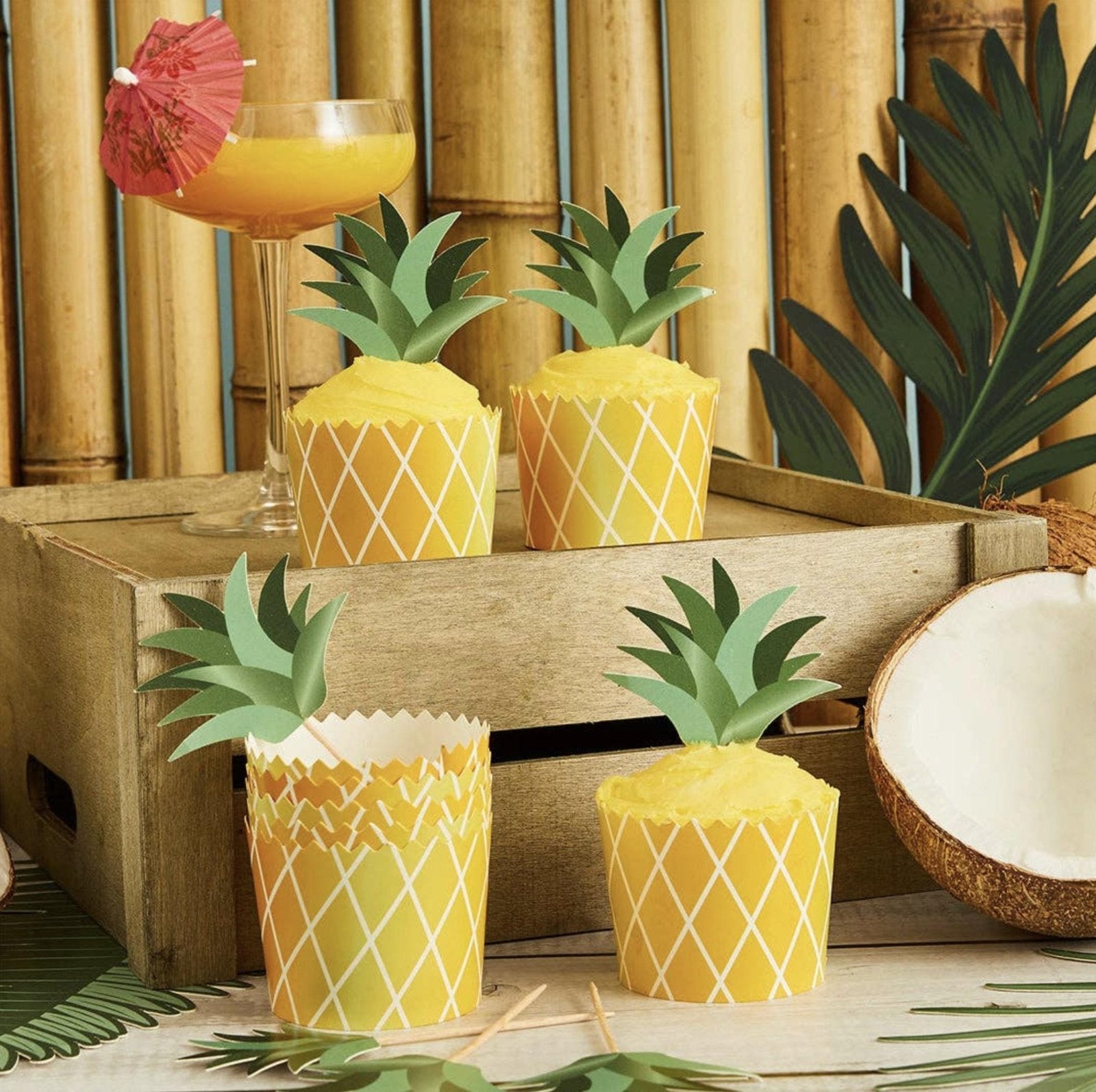 Pineapple Food Cups & Picks 10ct - 图片 2