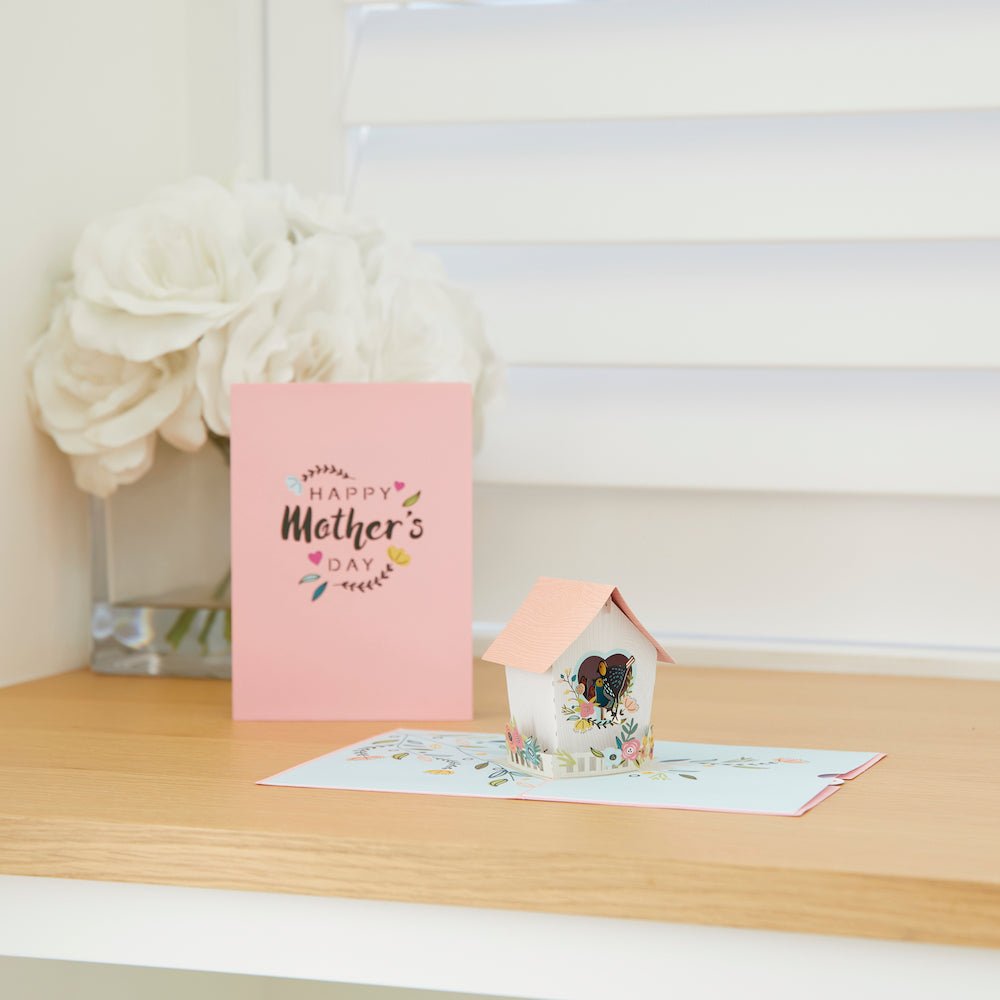 Mother's Day Birdhouse Pop-Up Card - 图片 5