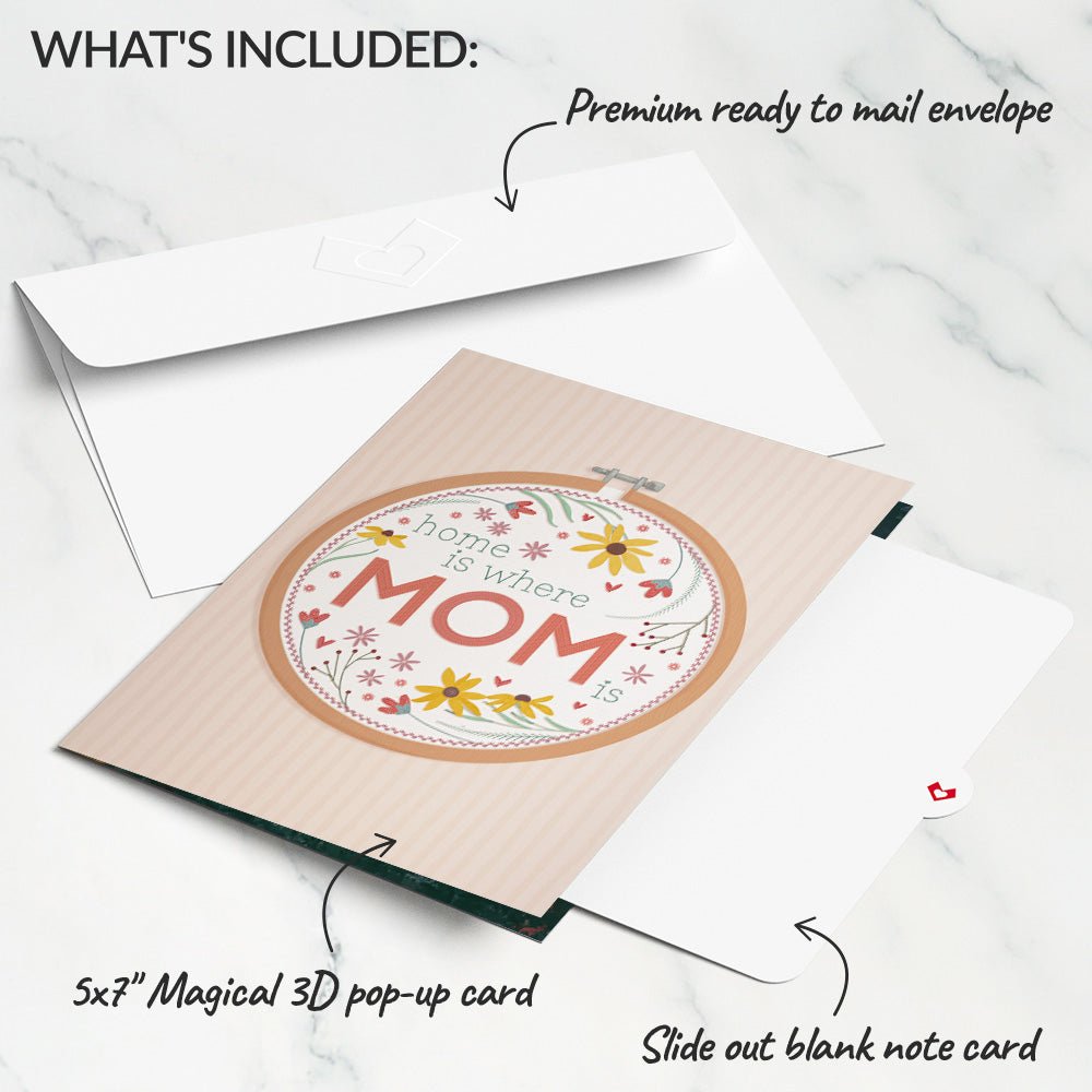 Home Is Where Mom Is Light-Up Pop-Up Card - 图片 6