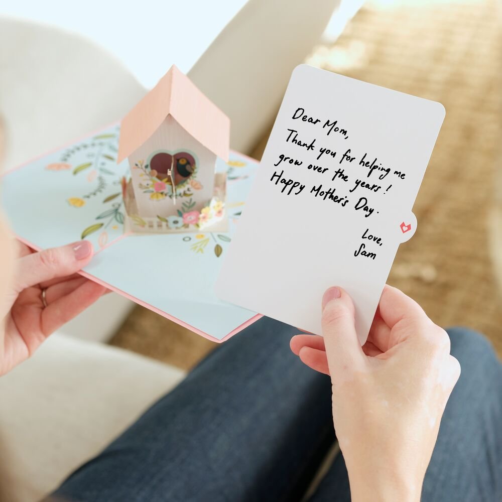 Mother's Day Birdhouse Pop-Up Card - 图片 8