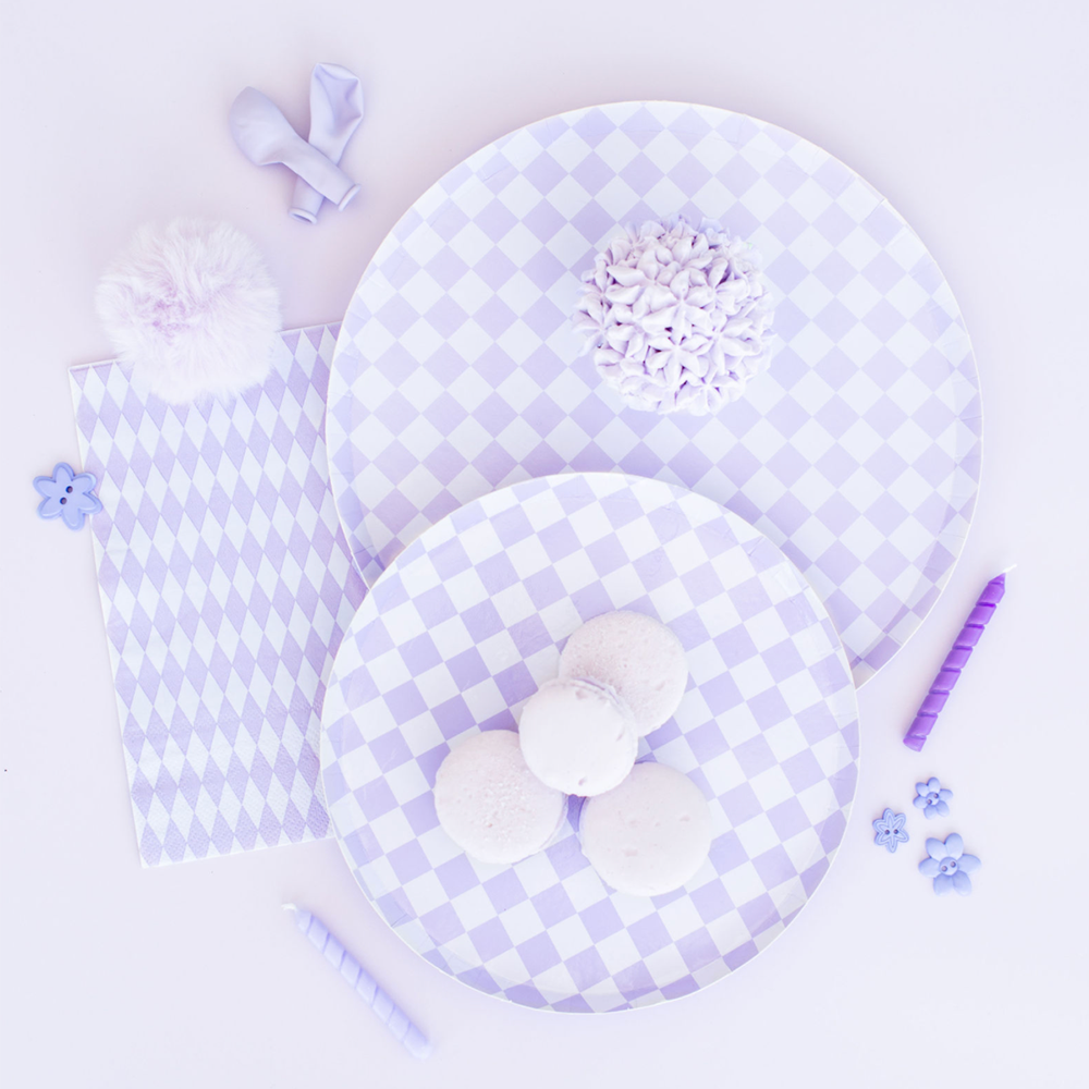 PURPLE POSSE DINNER PLATES - 图片 2